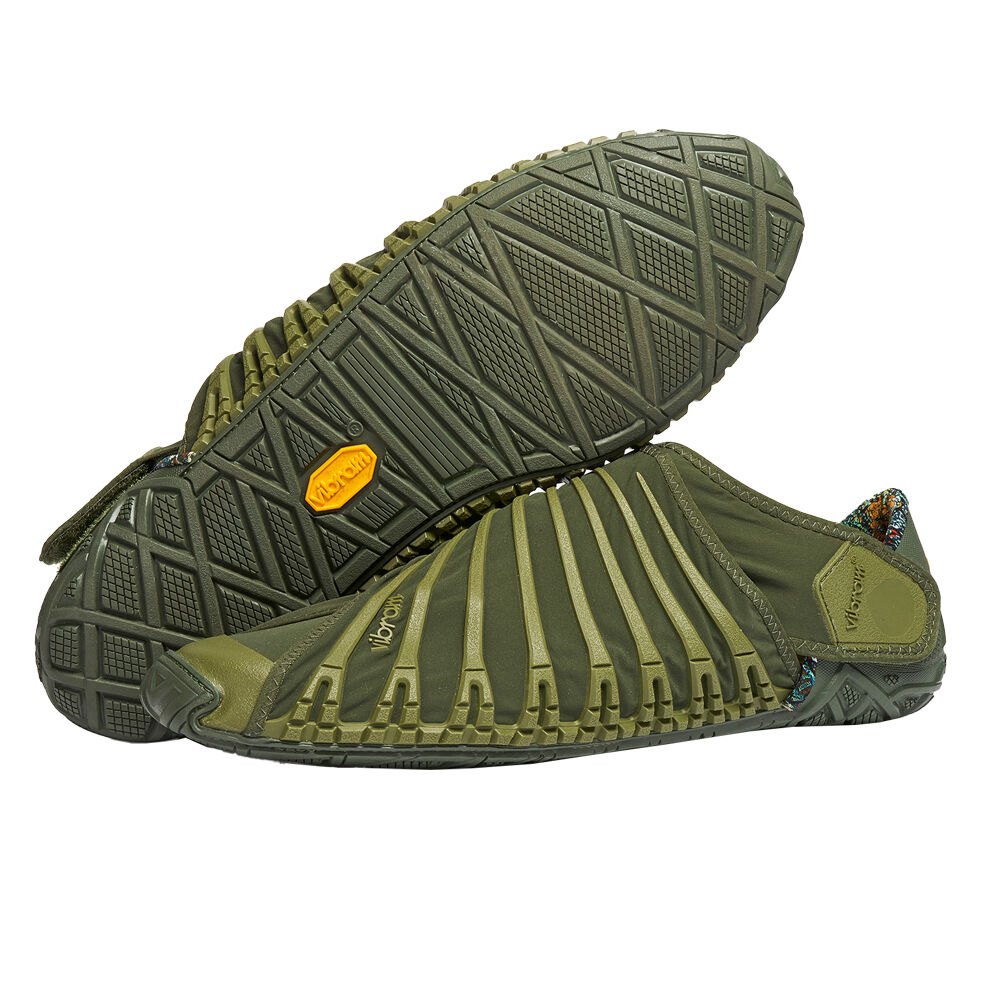 Zapatos Mujer Verde Oliva - Furoshiki Bajos - EISZDK-740